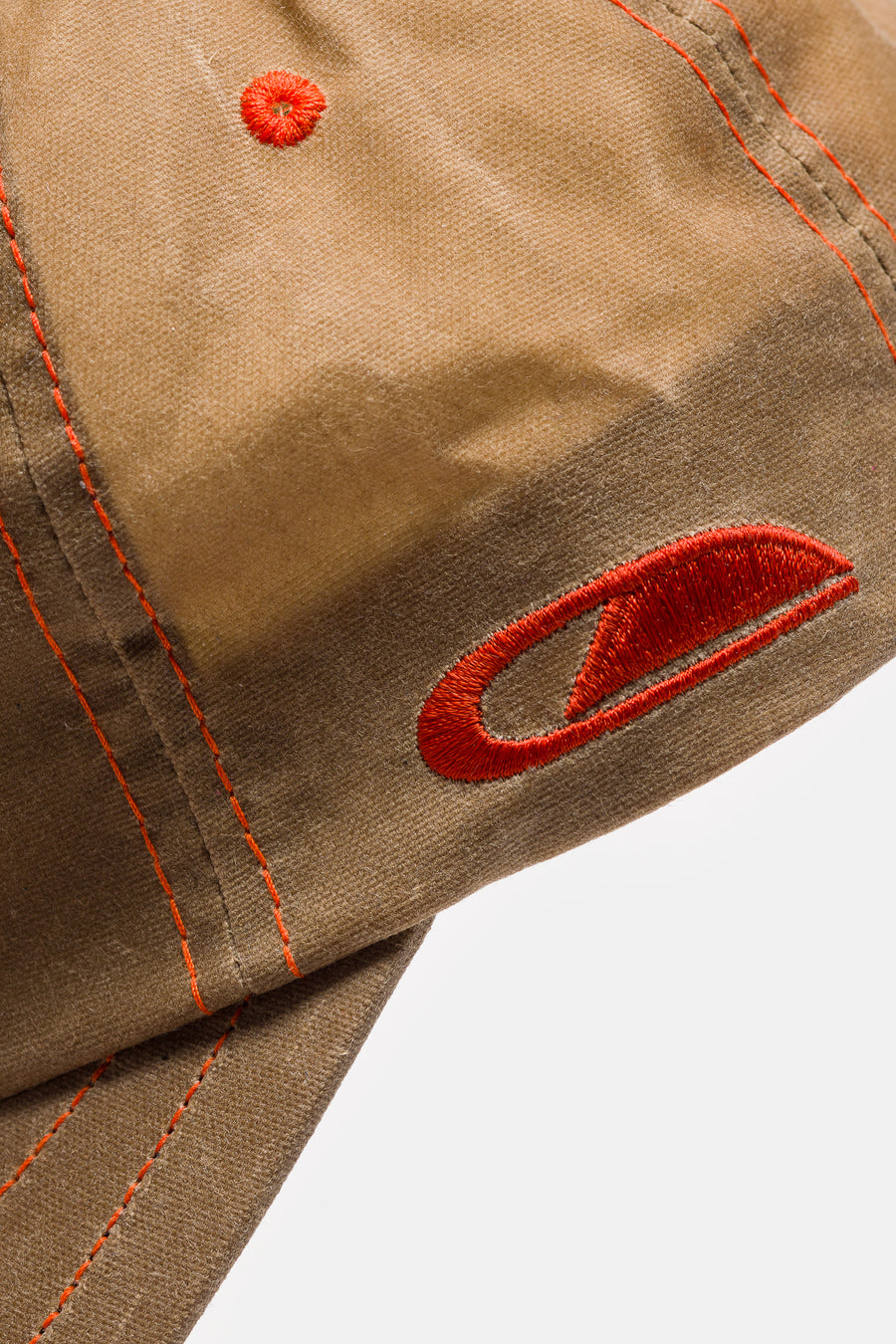 Colin Meredith Horseshoe 6 Panel Wax Canvas Hat in Tan/Torch - Notre