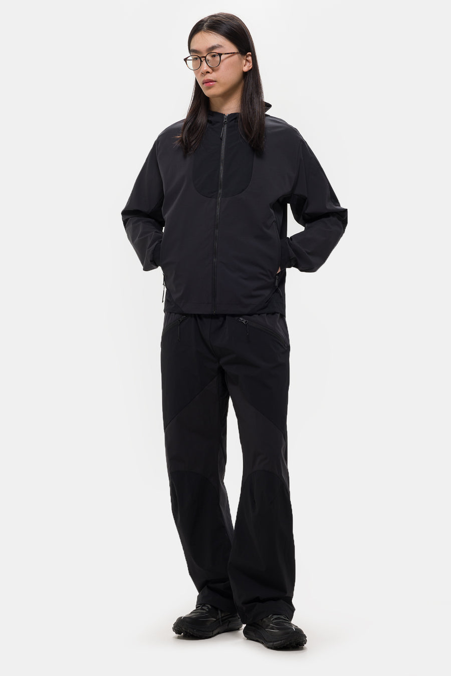 Colin Meredith Soft Comp Hooded Jacket in Black - Notre