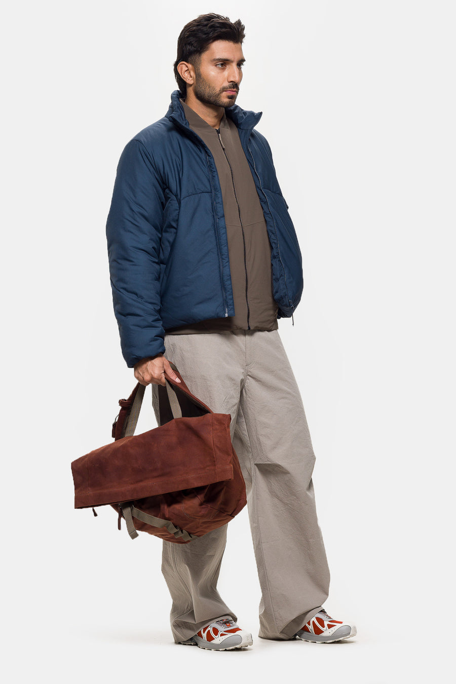 Stirrup Insulated Jacket in Slate Blue