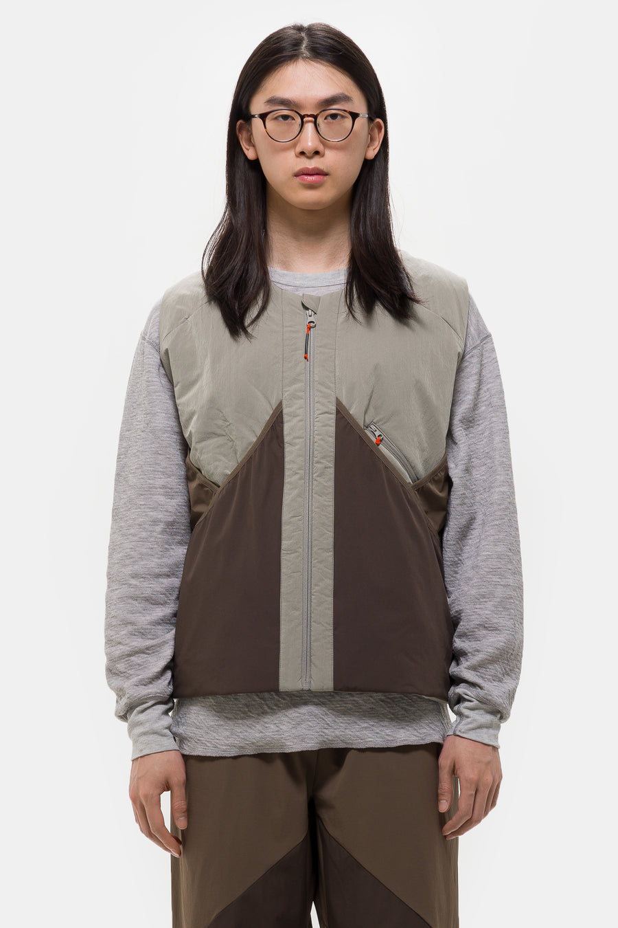 Colin Meredith Stirrup Insulated Vest in Canteen - Notre