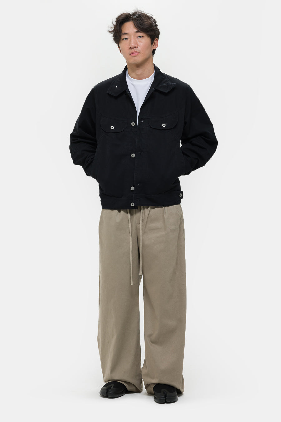 Colin Meredith Welder Button Jacket in Black - Notre