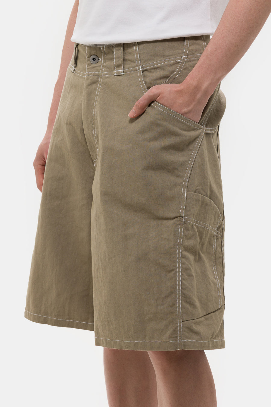 Colin Meredith Welder Shorts in Travertine - Notre