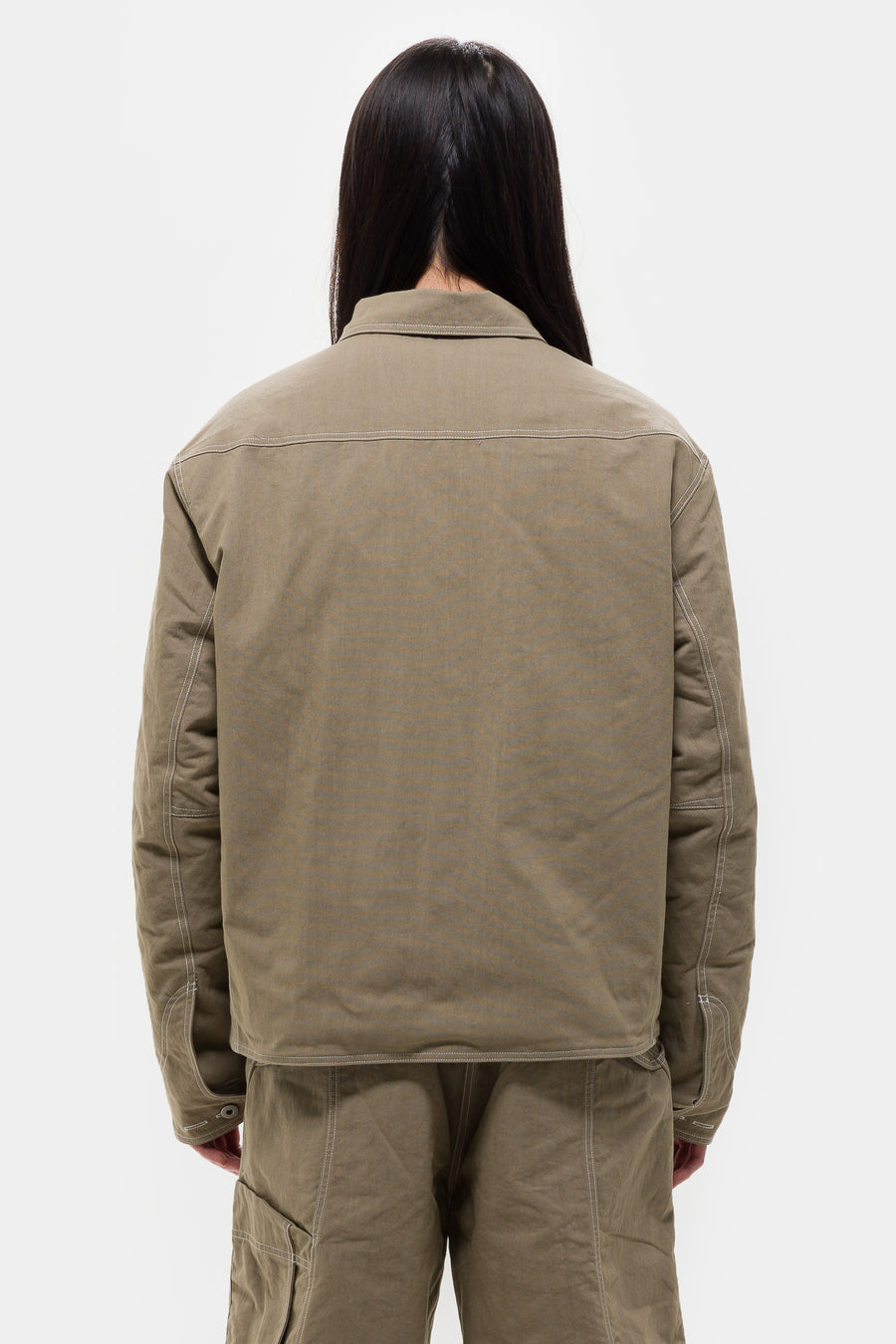 Colin Meredith Welder Zip Insulated Jacket in Travertine - Notre