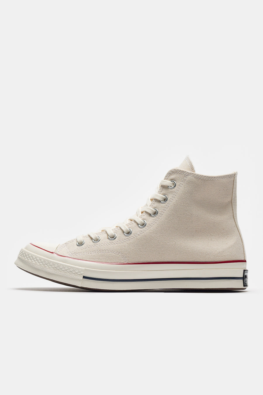 Chuck 70 Hi Sneaker in Parchment/Garnet
