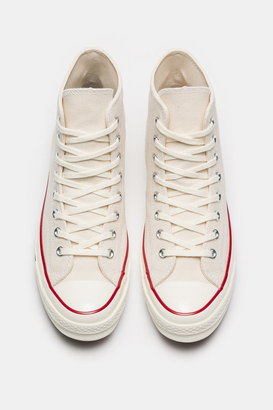 Chuck 70 Hi Sneaker in Parchment/Garnet