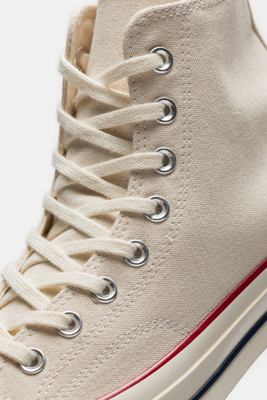 Chuck 70 Hi Sneaker in Parchment/Garnet