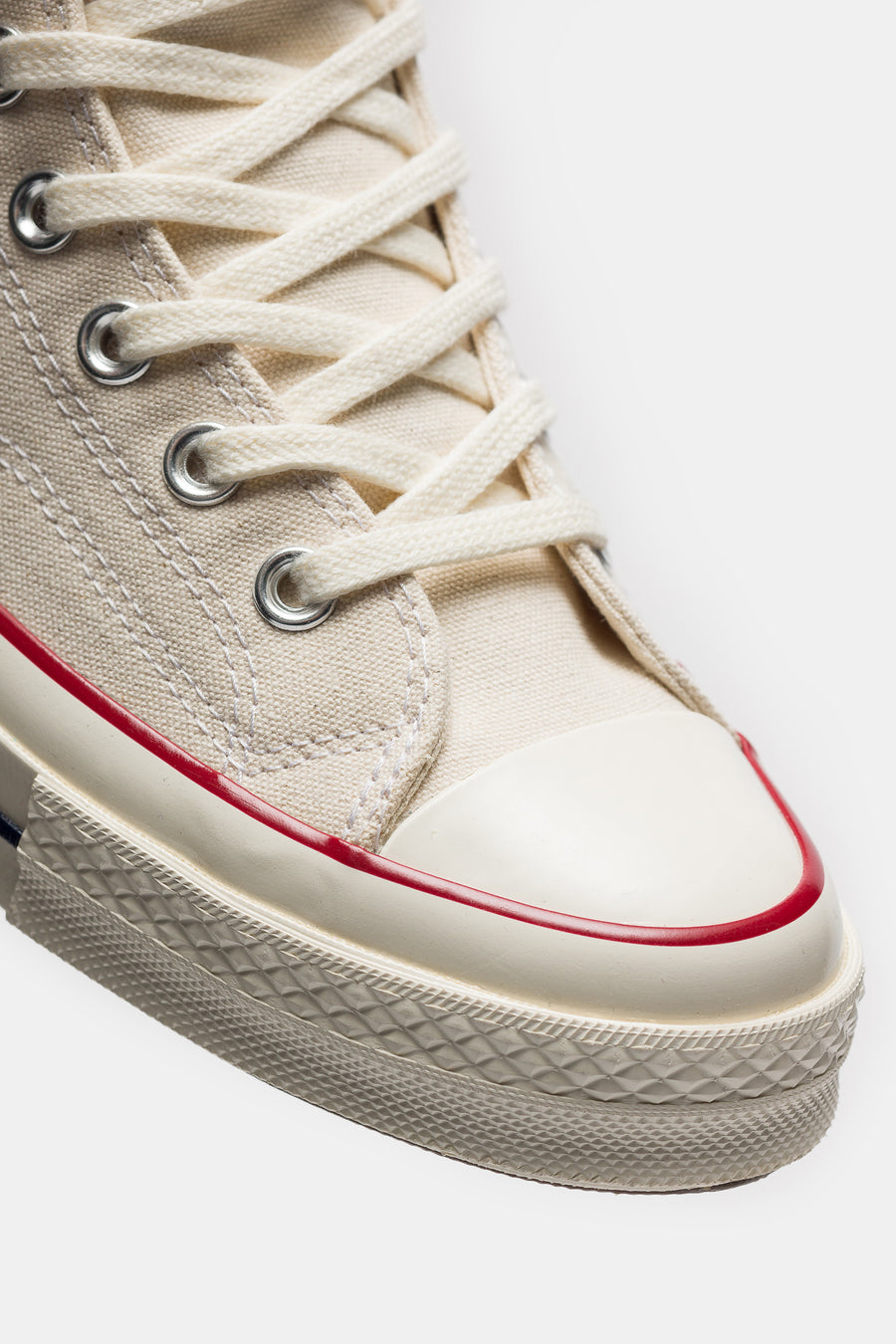 Chuck 70 Hi Sneaker in Parchment/Garnet