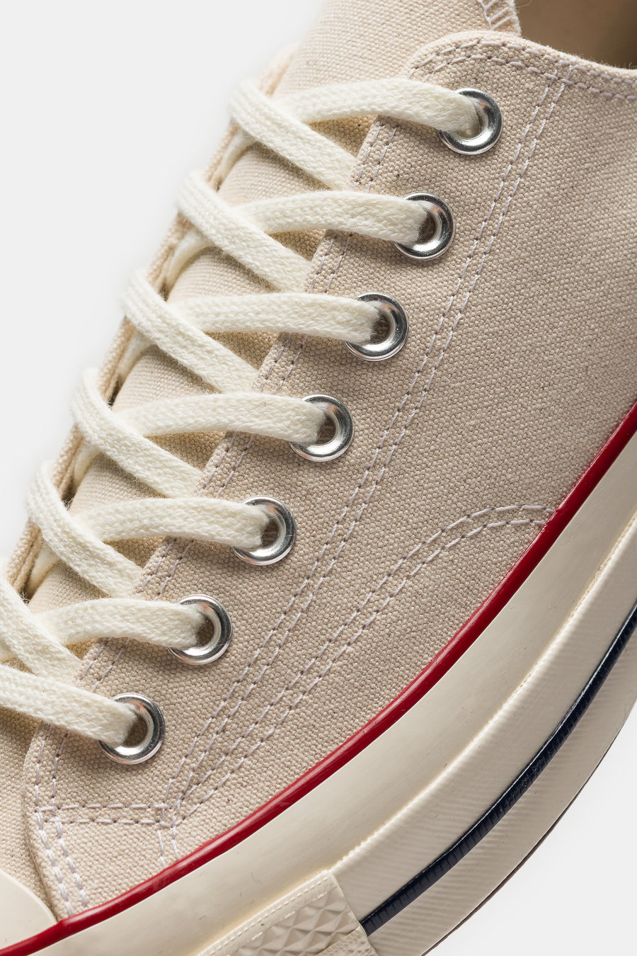 Chuck 70 Ox Sneaker in Parchment/Garnet/Egret