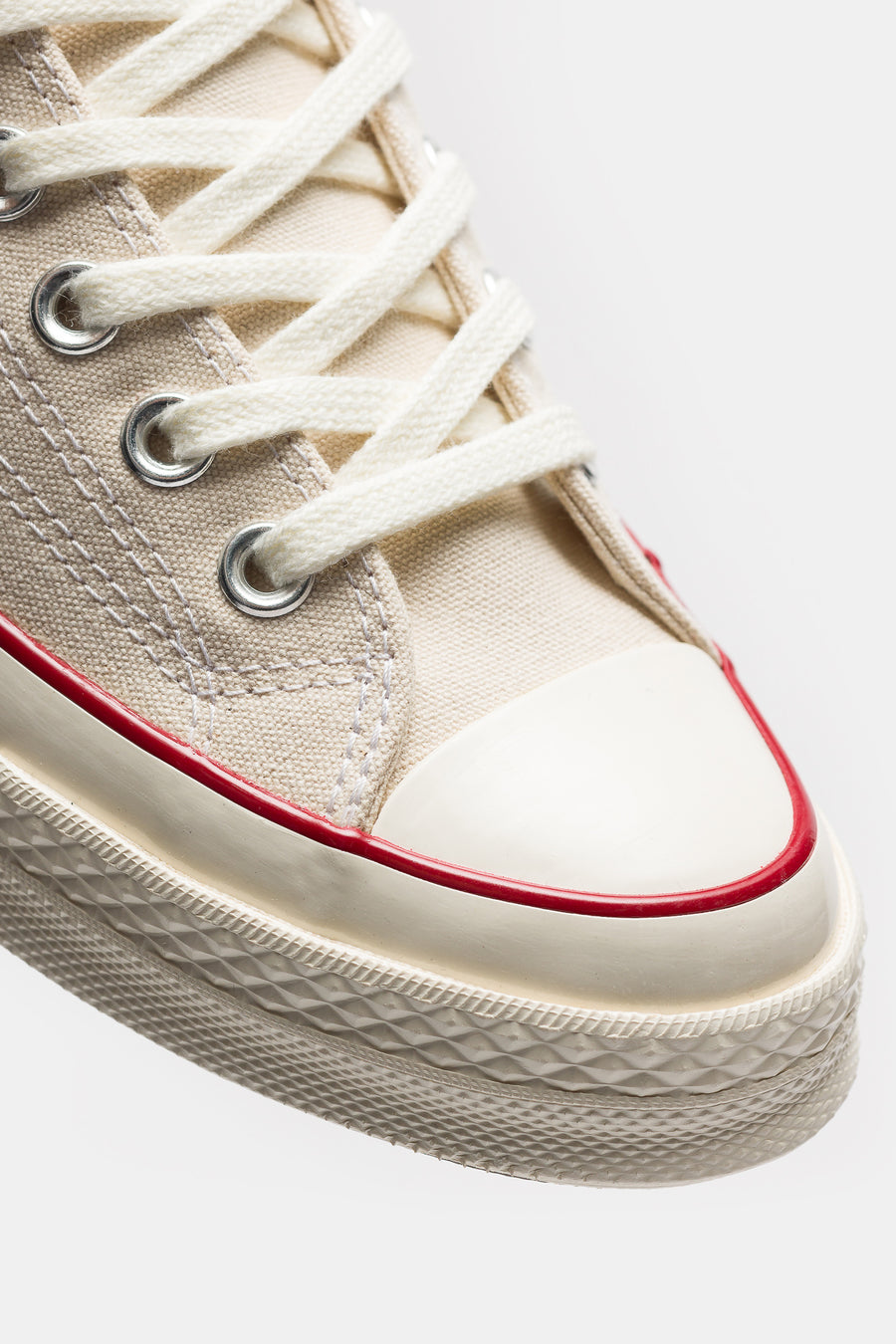 Chuck 70 Ox Sneaker in Parchment/Garnet/Egret