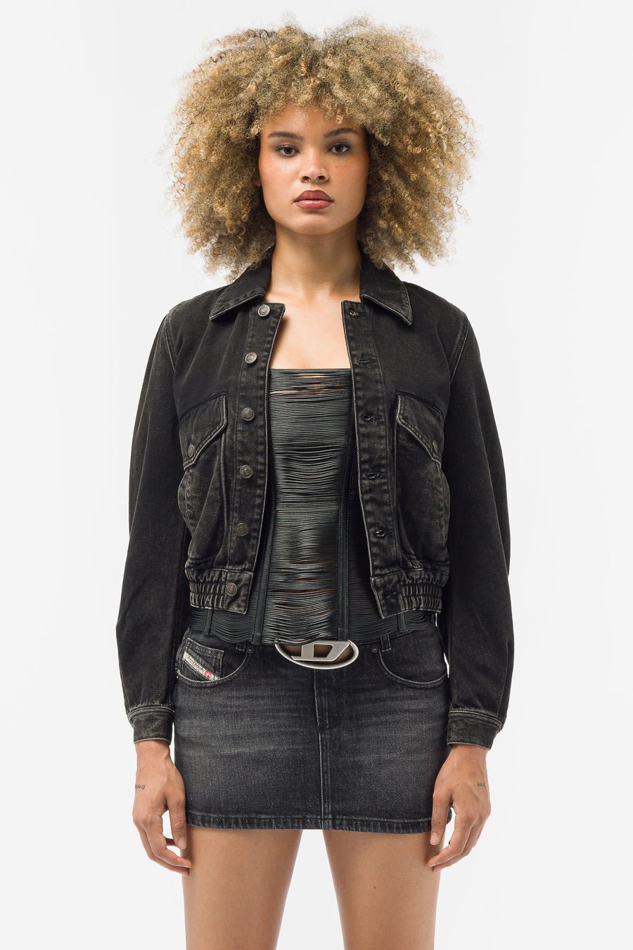 DIESEL, Black Women's Jacket