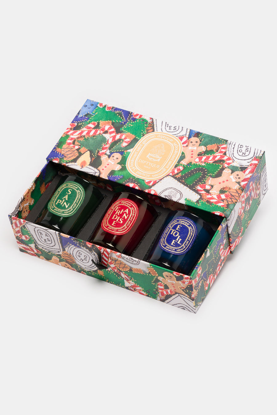 Diptyque Set of 3 Holiday Votive Candles - Notre