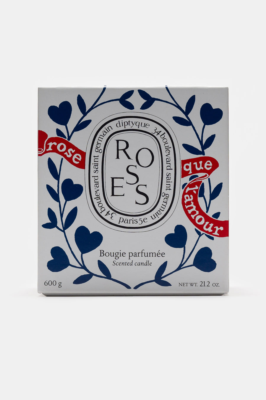 Valentines Edition Roses Candle 600g