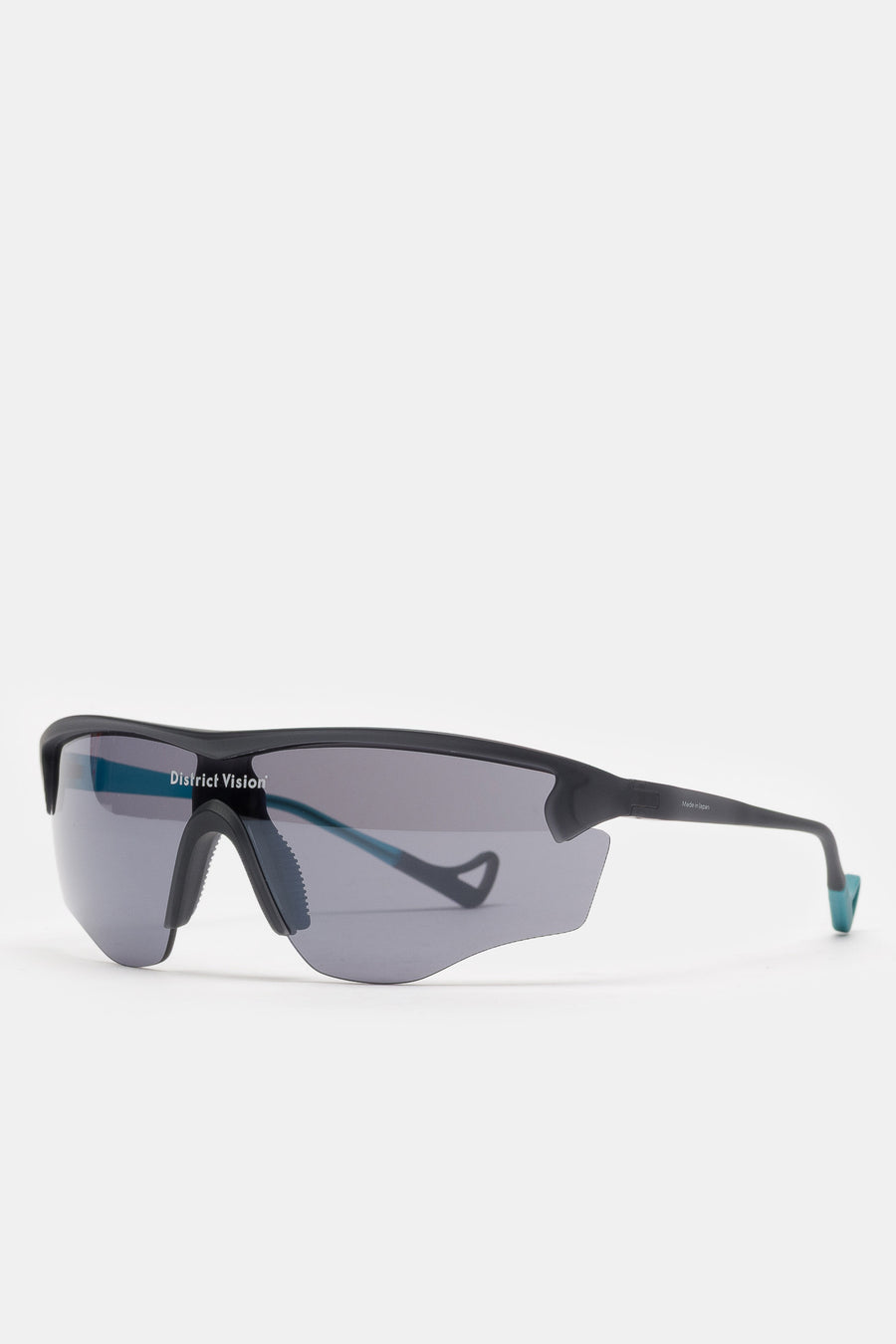 District Vision Junya Racer Sunglasses in Azure Black/D+ Onyx Mirror - Notre