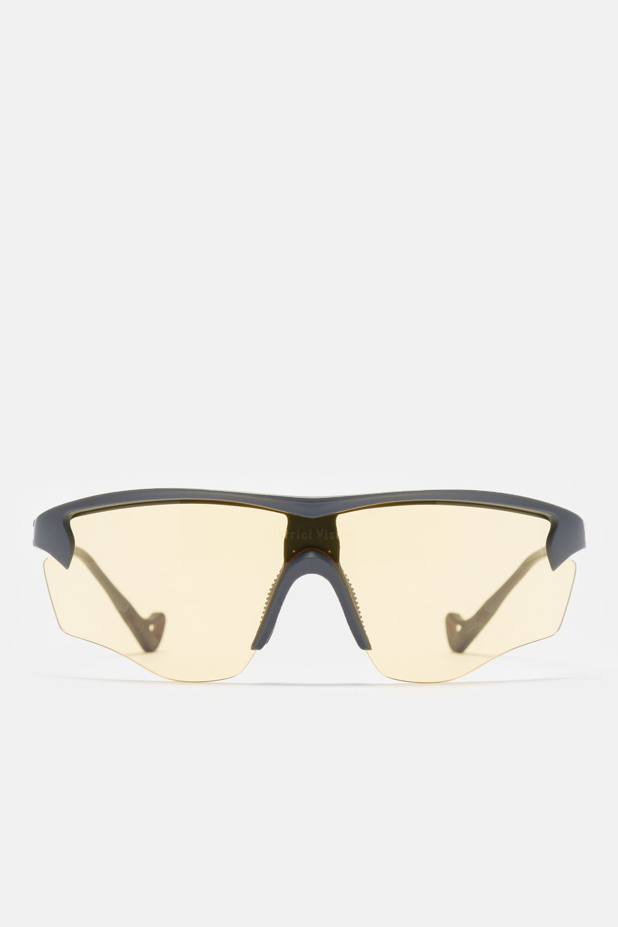 District Vision Junya Racer Sunglasses in Carbon/D+ Sports Yellow - Notre