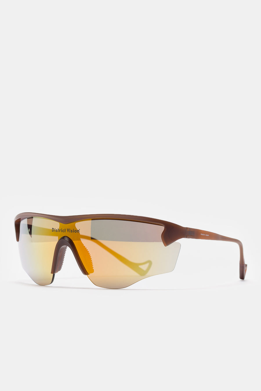 District Vision Junya Racer Sunglasses in Cedar/D+ Fire Mirror - Notre