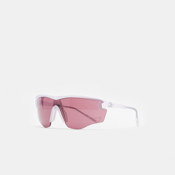 Junya Racer Sunglasses in Clear/D+ Black Rose - District Vision