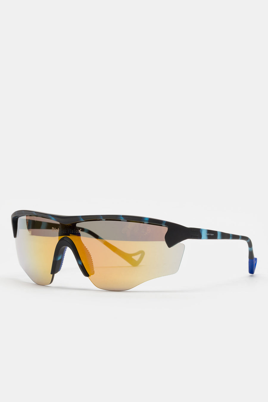 Junya Racer Sunglasses in Midnight Mosaic/D+ Fire Mirror - District Vision