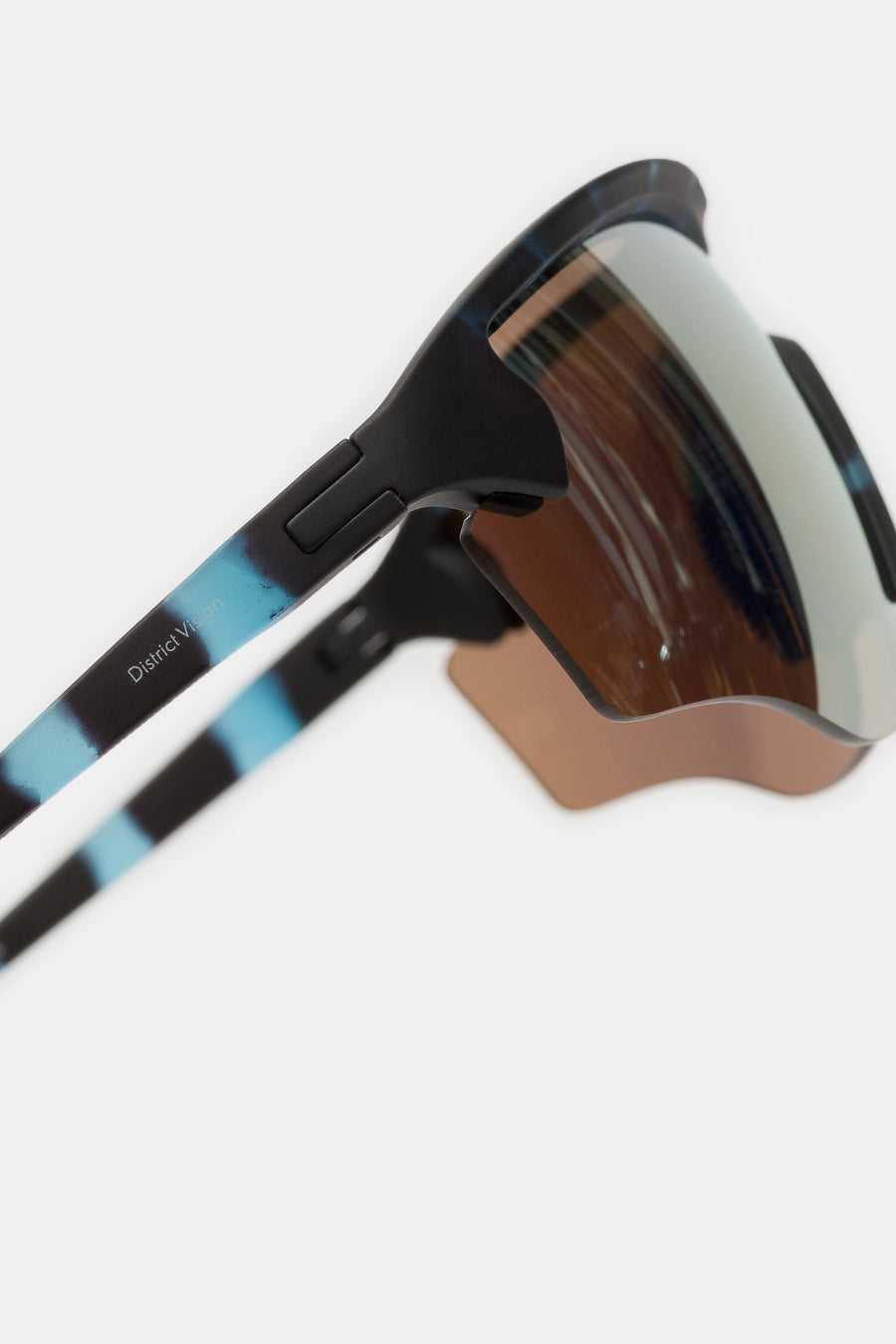 Junya Racer Sunglasses in Midnight Mosaic/D+ Fire Mirror - District Vision