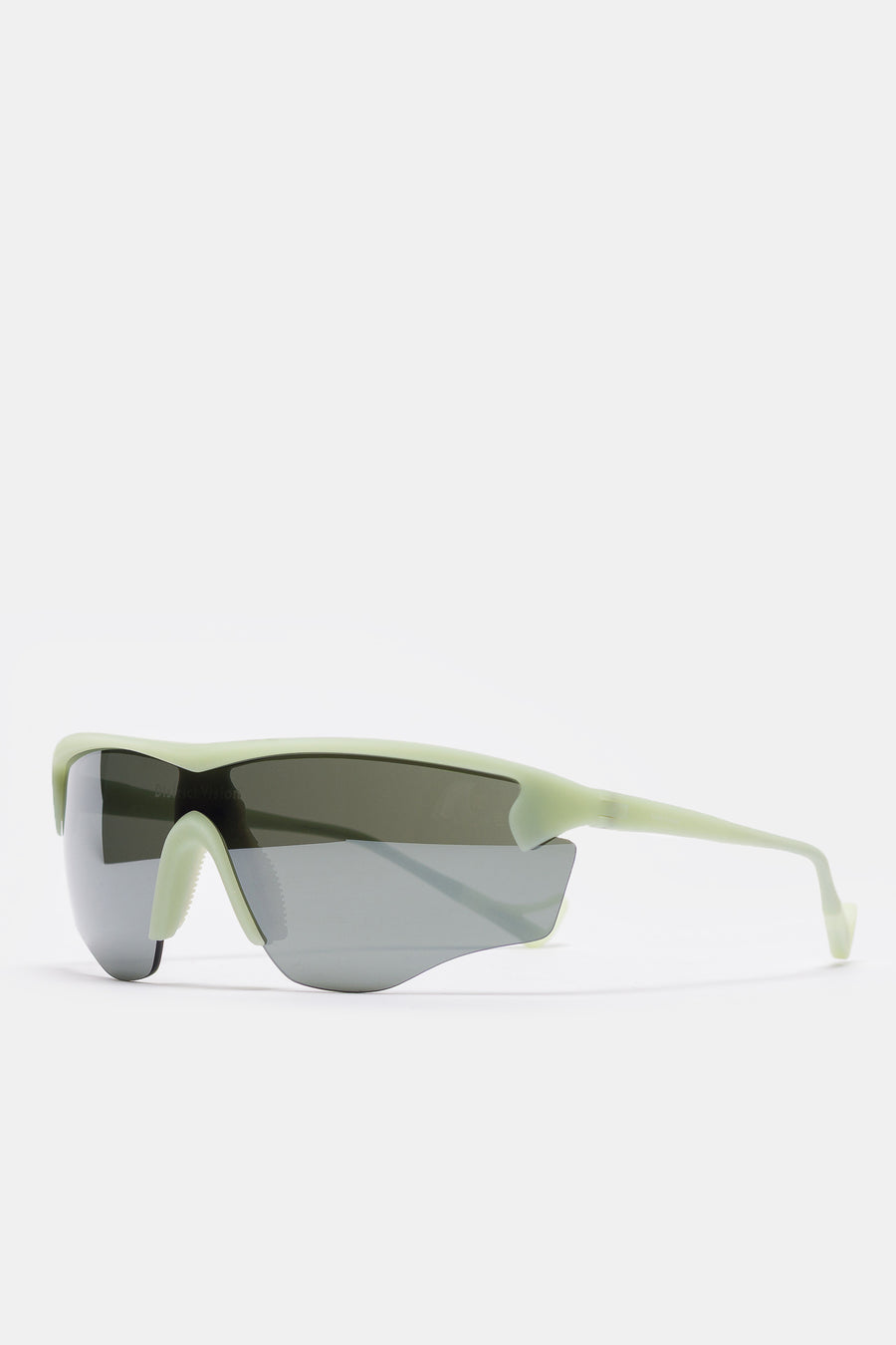 District Vision Junya Racer Sunglasses in Pistachio/D+ Silver Flash Mirror - Notre
