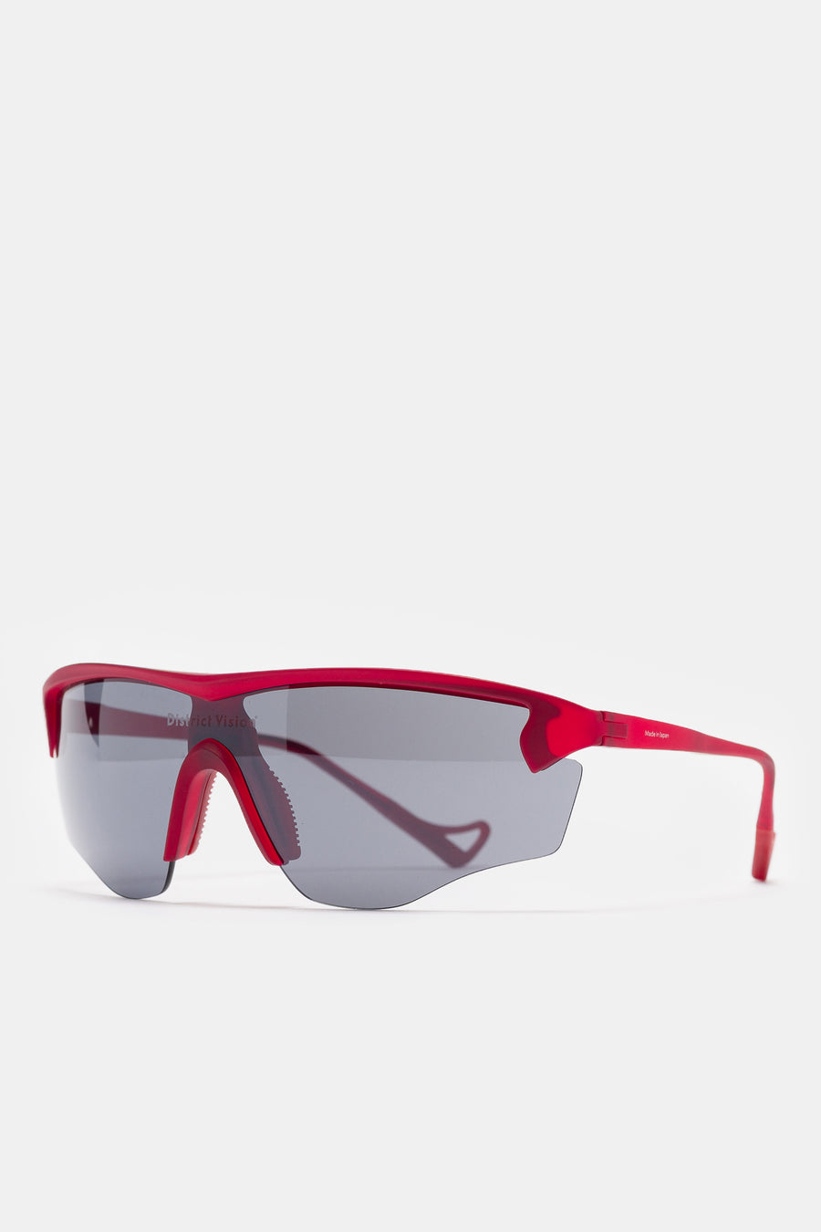 District Vision Junya Racer Sunglasses in Ruby/D+ Onyx Mirror - Notre