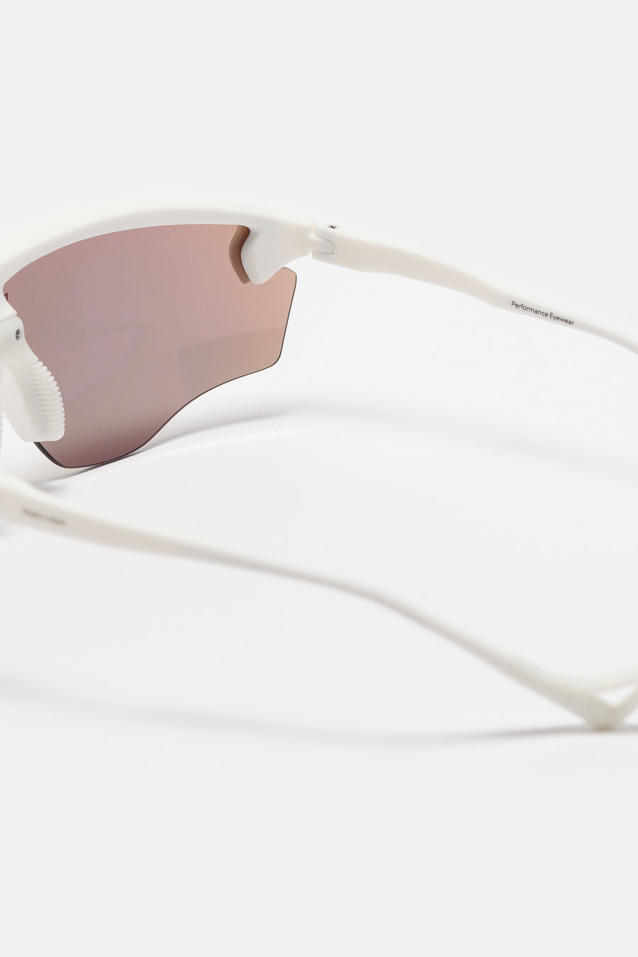 District Vision Junya Racer Sunglasses in White/D+ Amber Mirror - Notre