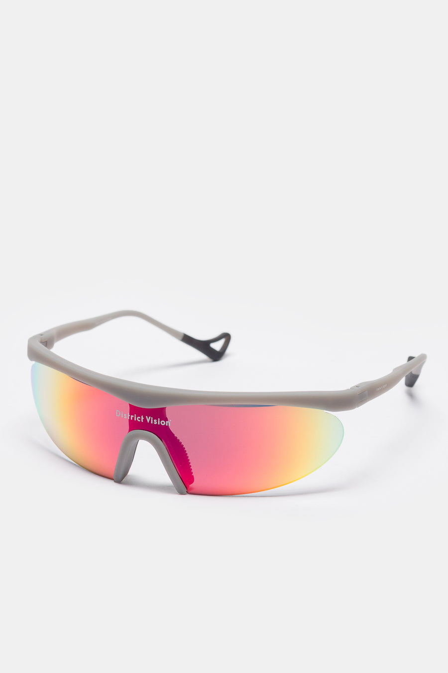 District Vision Koharu Eclipse Sunglasses in Carbon/D+ Spectral Mirror - Notre