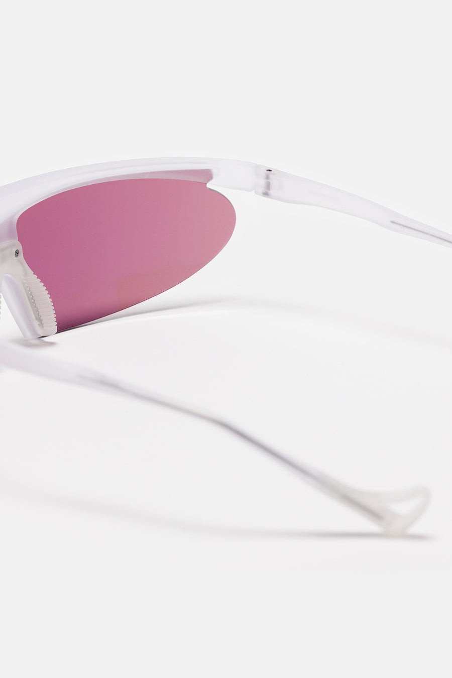 District Vision Koharu Eclipse Sunglasses in Clear/D+ Black Rose - Notre