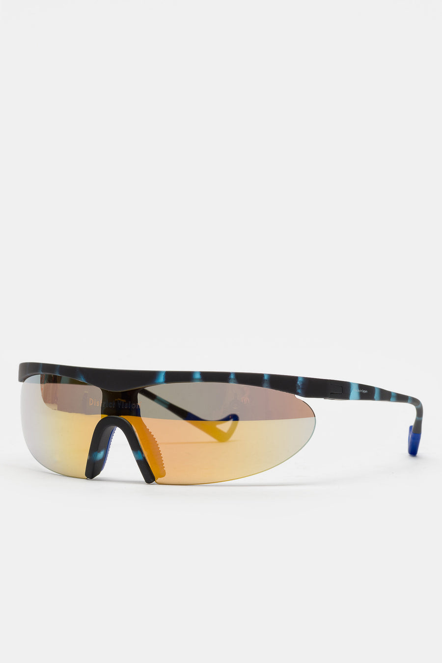 District Vision Koharu Eclipse Sunglasses in Midnight Mosaic/D+ Fire Mirror - Notre