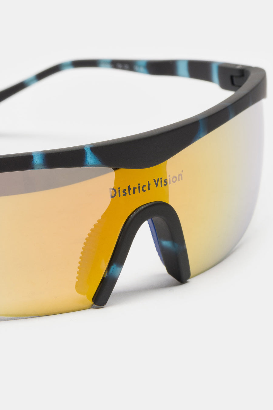 District Vision Koharu Eclipse Sunglasses in Midnight Mosaic/D+ Fire Mirror - Notre