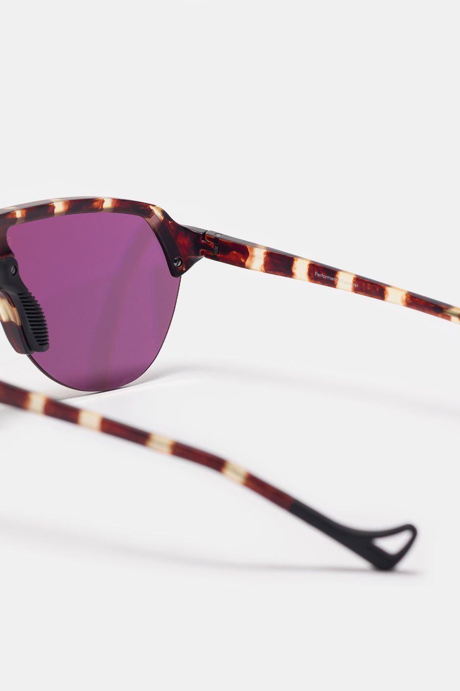 District Vision Nagata Speed Blade Sunglasses in Tortoise/D+ Amber Mirror - Notre