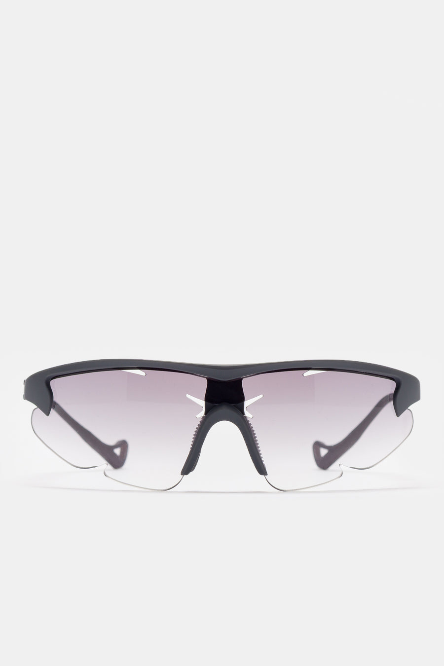 District Vision PAF Junya Racer Sunglasses in Off-Black/D+ Gray Gradient - Notre