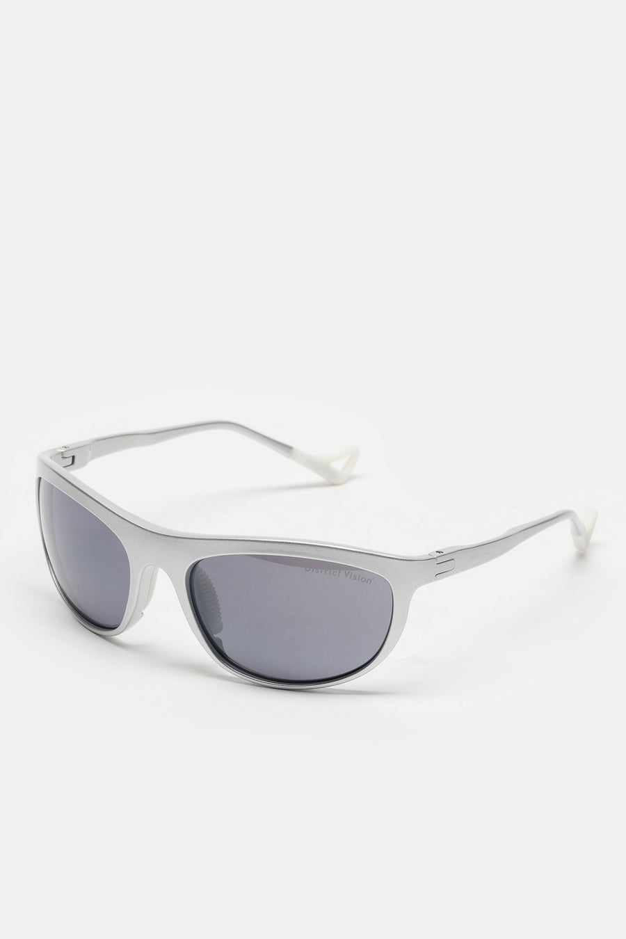 District Vision Takeyoshi Altitude Master Sunglasses in Silver/D+ Onyx Mirror - Notre