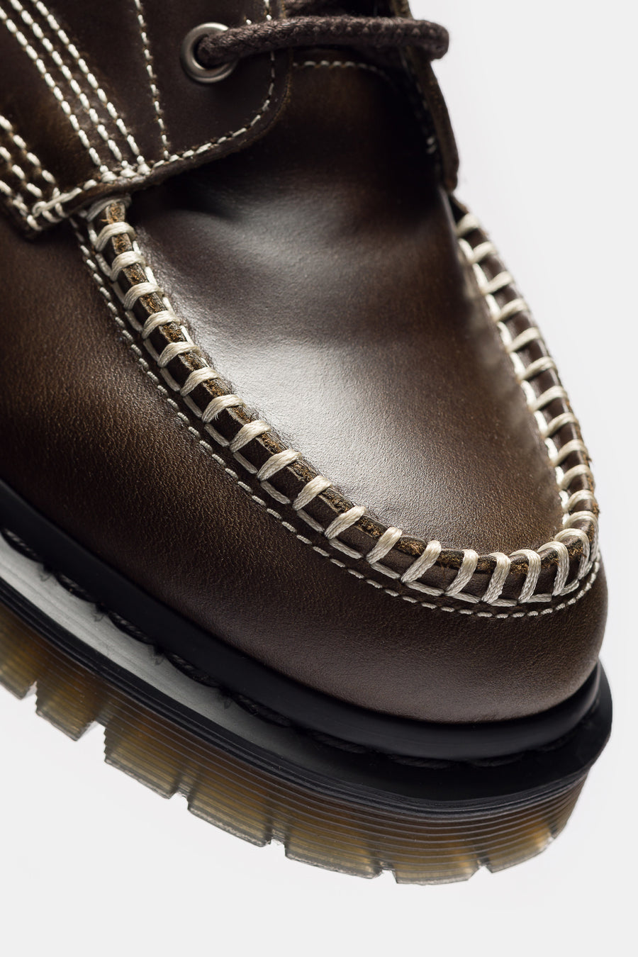 Dr. Martens Lowell 4 Eye Shoe in Olive Orleans - Notre