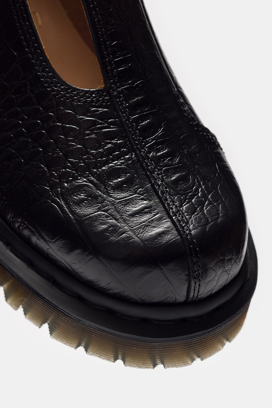 Dr. Martens Rejena Mary Jane Croc Emboss Shoe in Black - Notre