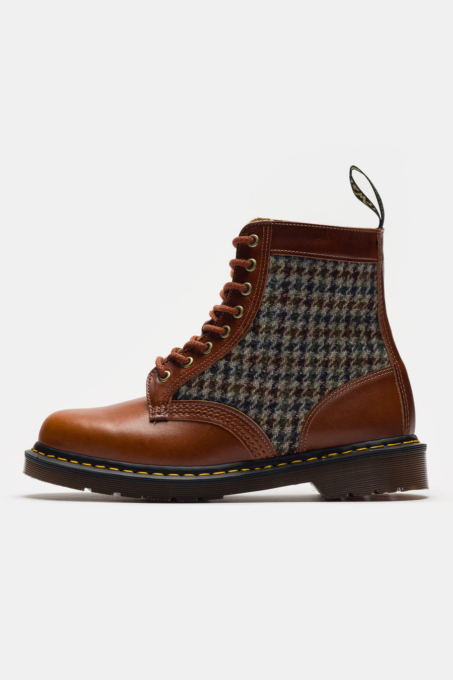 Dr. Martens 1460 Pascal Harris Tweed Boot in Amber Tan/Multi - Notre
