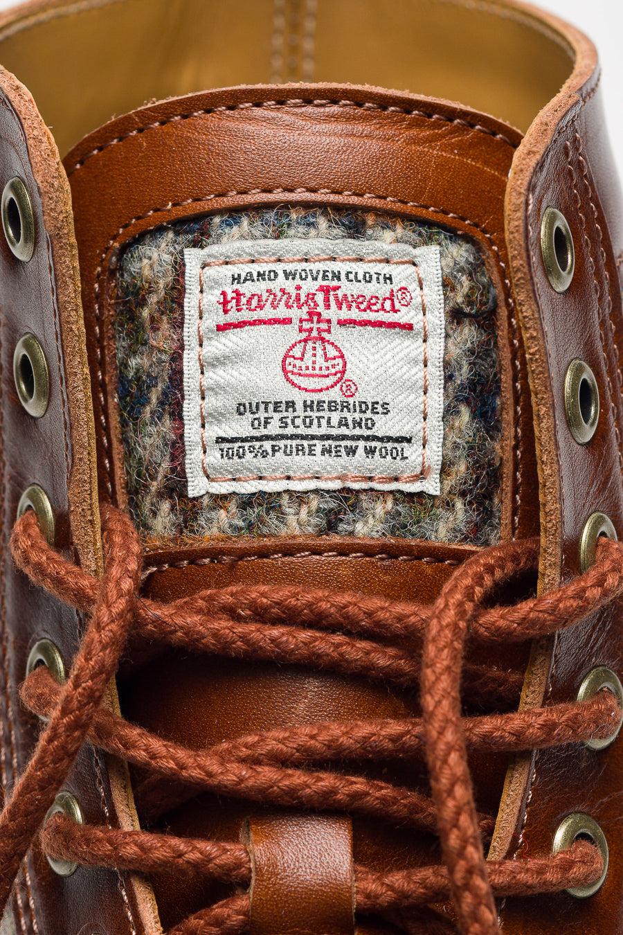 Dr. Martens 1460 Pascal Harris Tweed Boot in Amber Tan/Multi - Notre