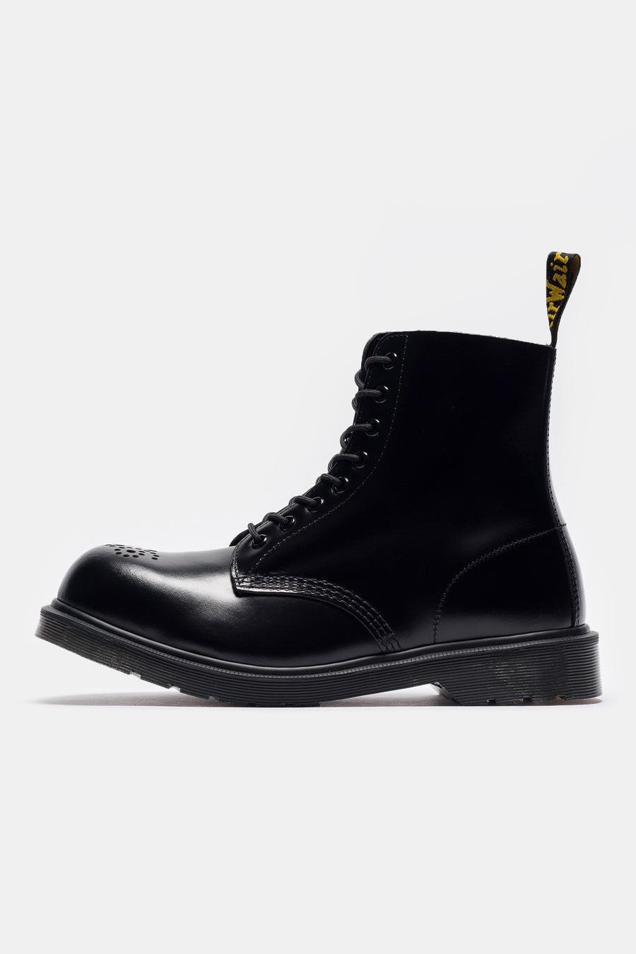 Dr. Martens 1460 Analine Leather Steel Toe Boot in Black - Notre