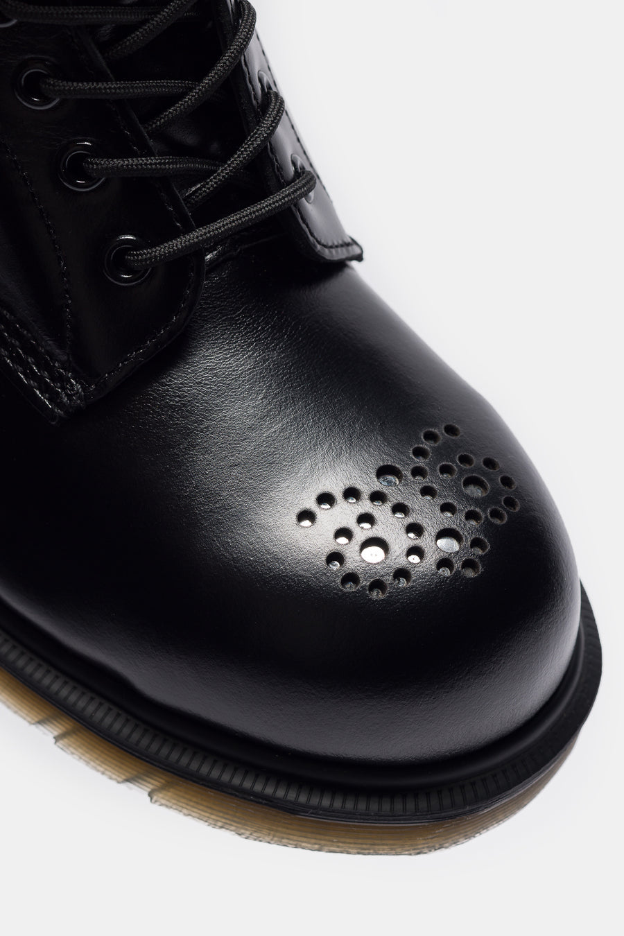 Dr. Martens 1460 Analine Leather Steel Toe Boot in Black - Notre