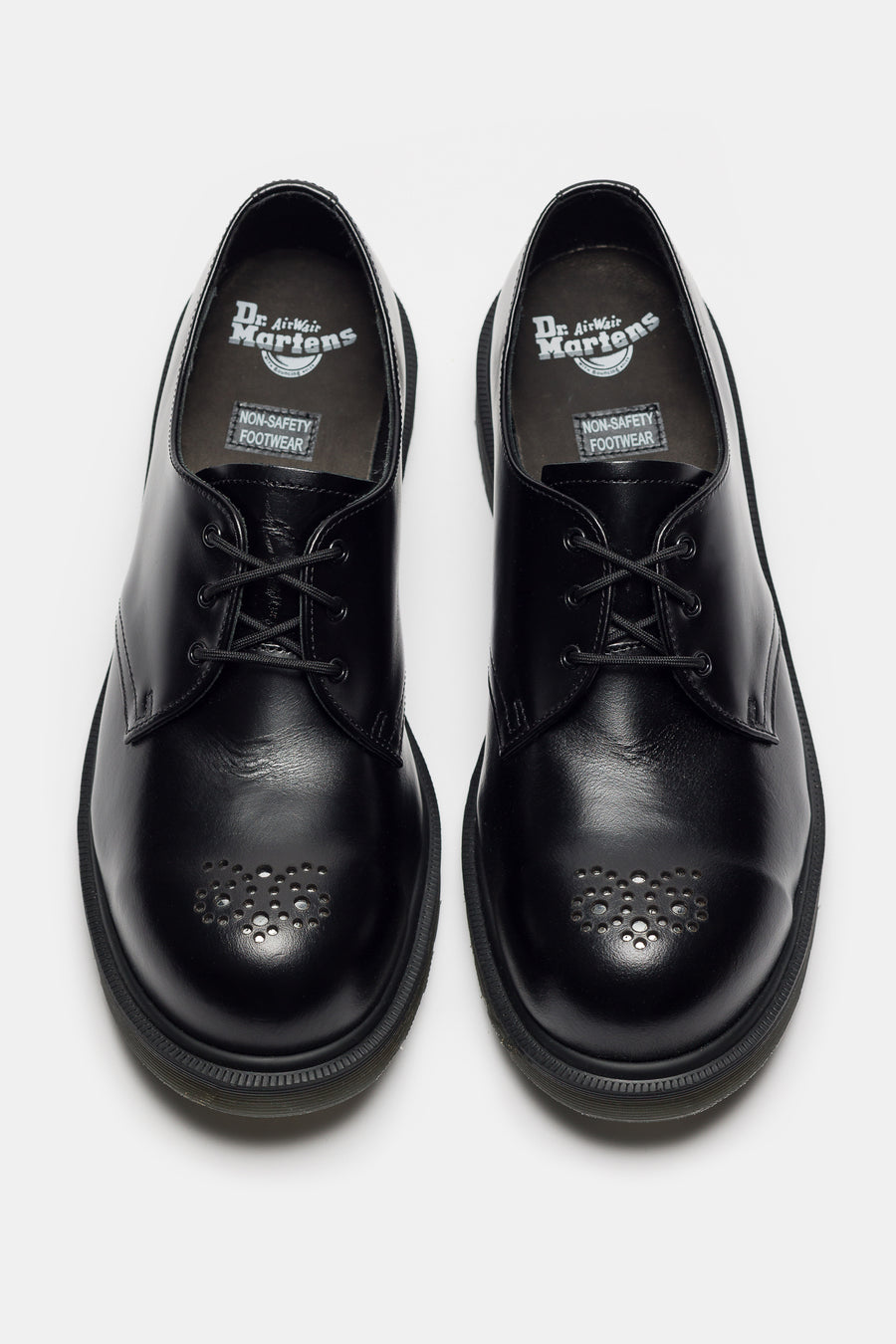Dr. Martens 1461 Analine Leather Steel Toe Derby in Black - Notre