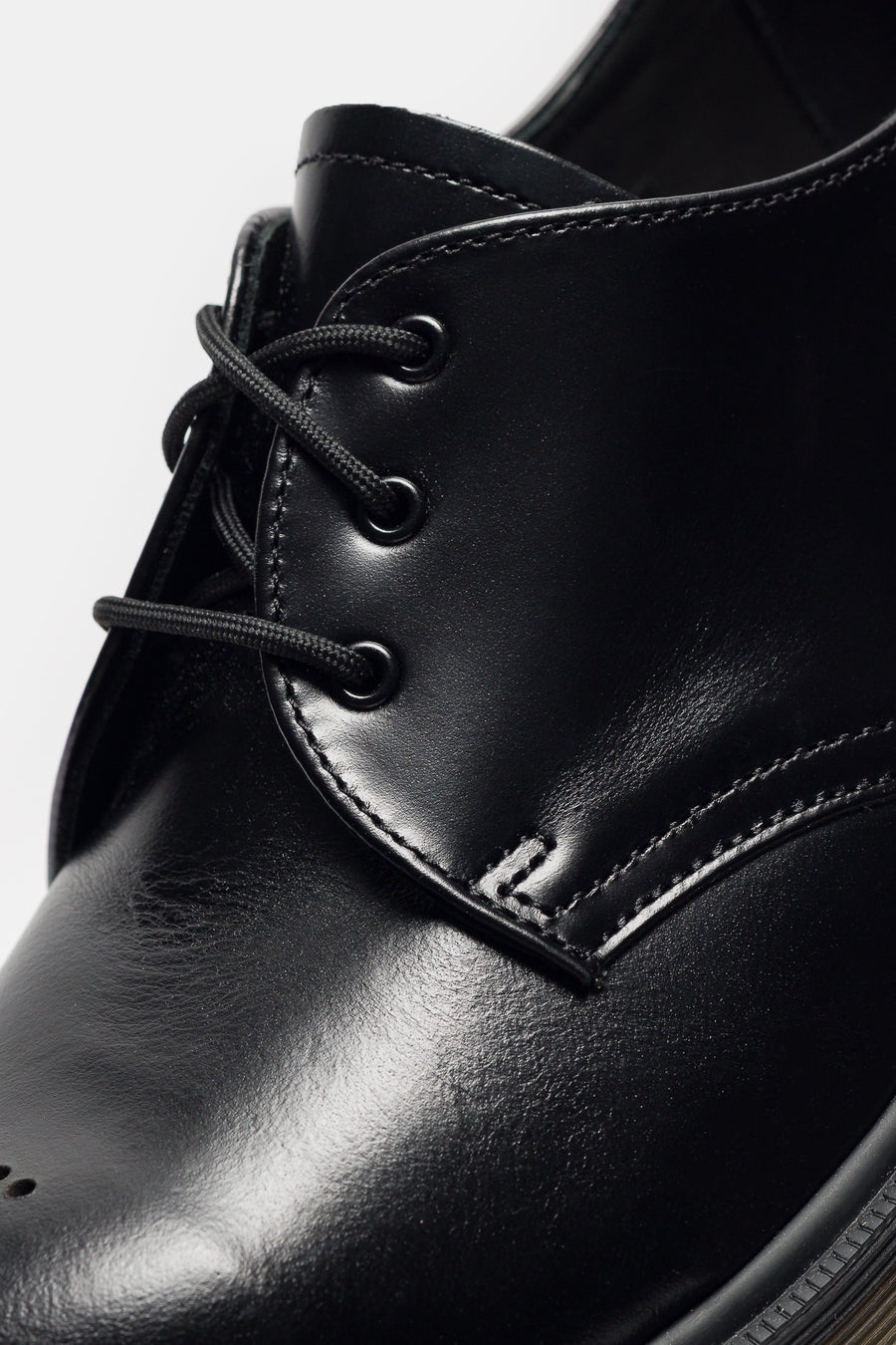 Dr. Martens 1461 Analine Leather Steel Toe Derby in Black - Notre