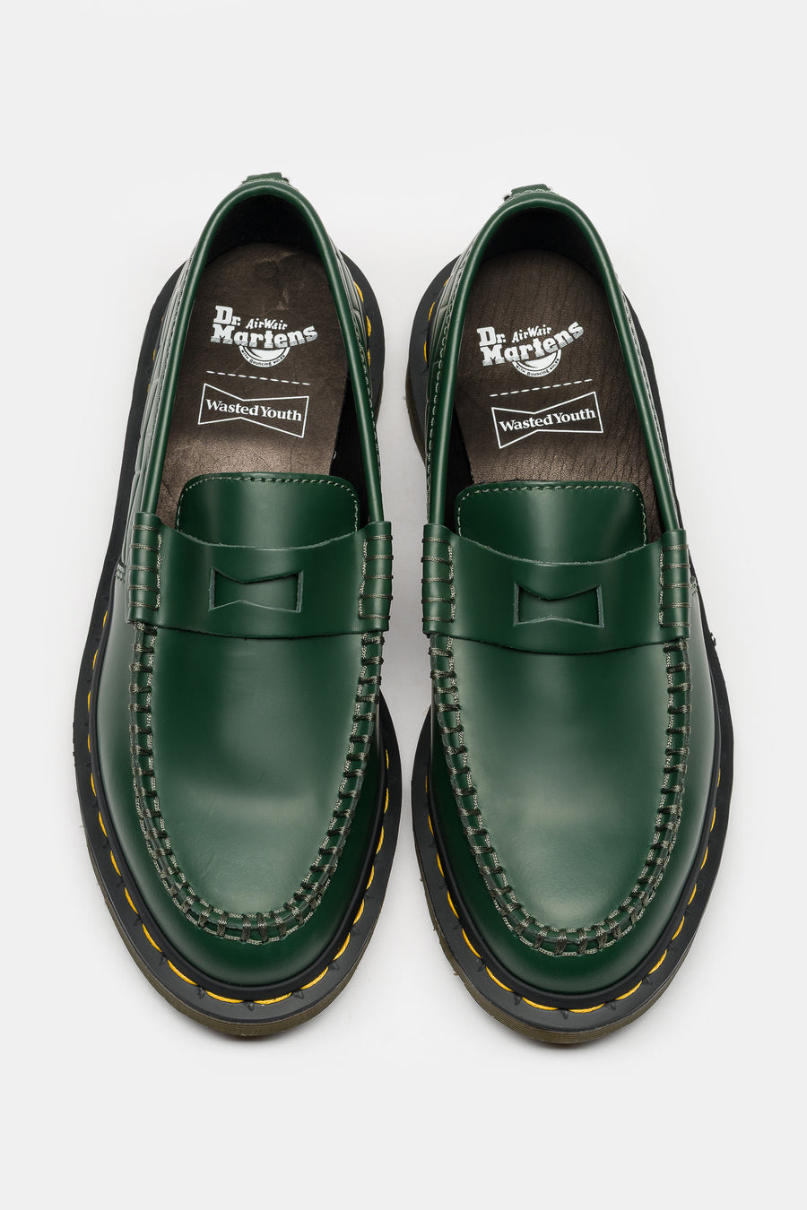 Wasted Youth Penton Loafer in Green