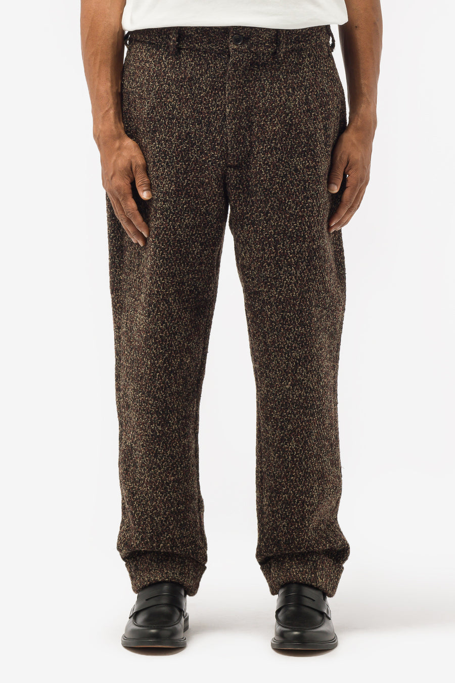 Engineered Garments - Andover Pants in Dark Brown Poly Wool