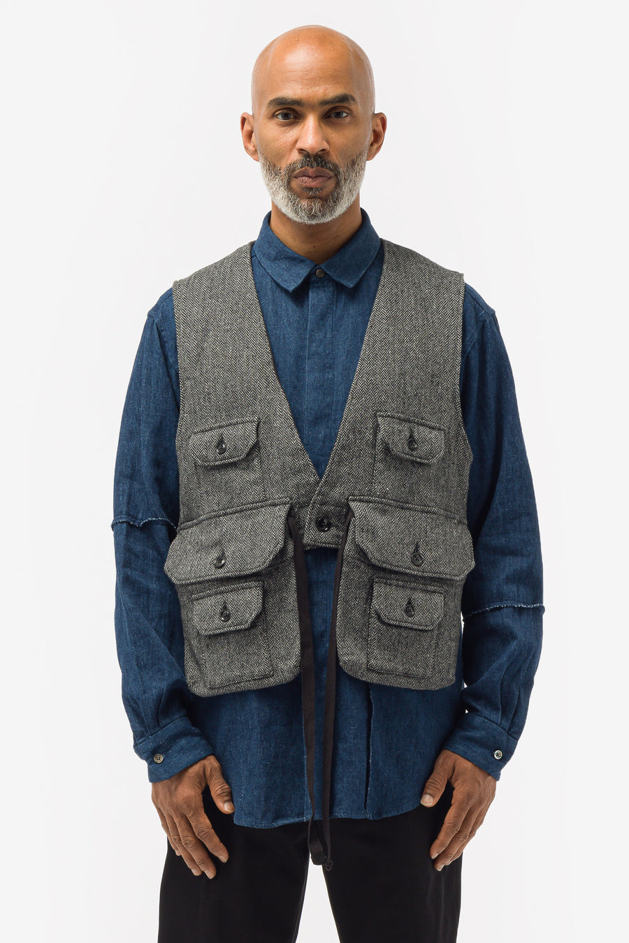 Fowl Vest in Grey