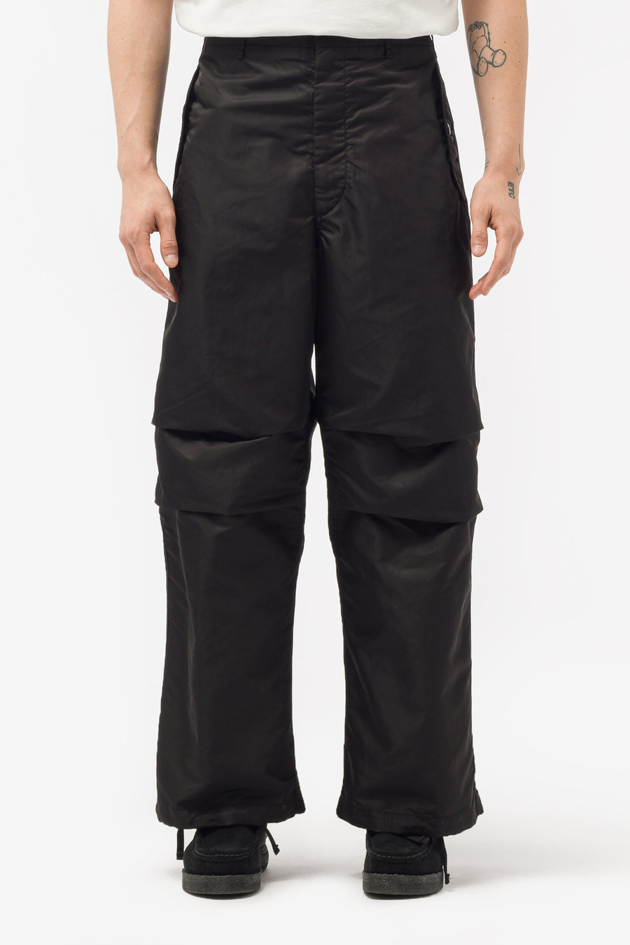新品未使用】ENOF open knee nylon pants