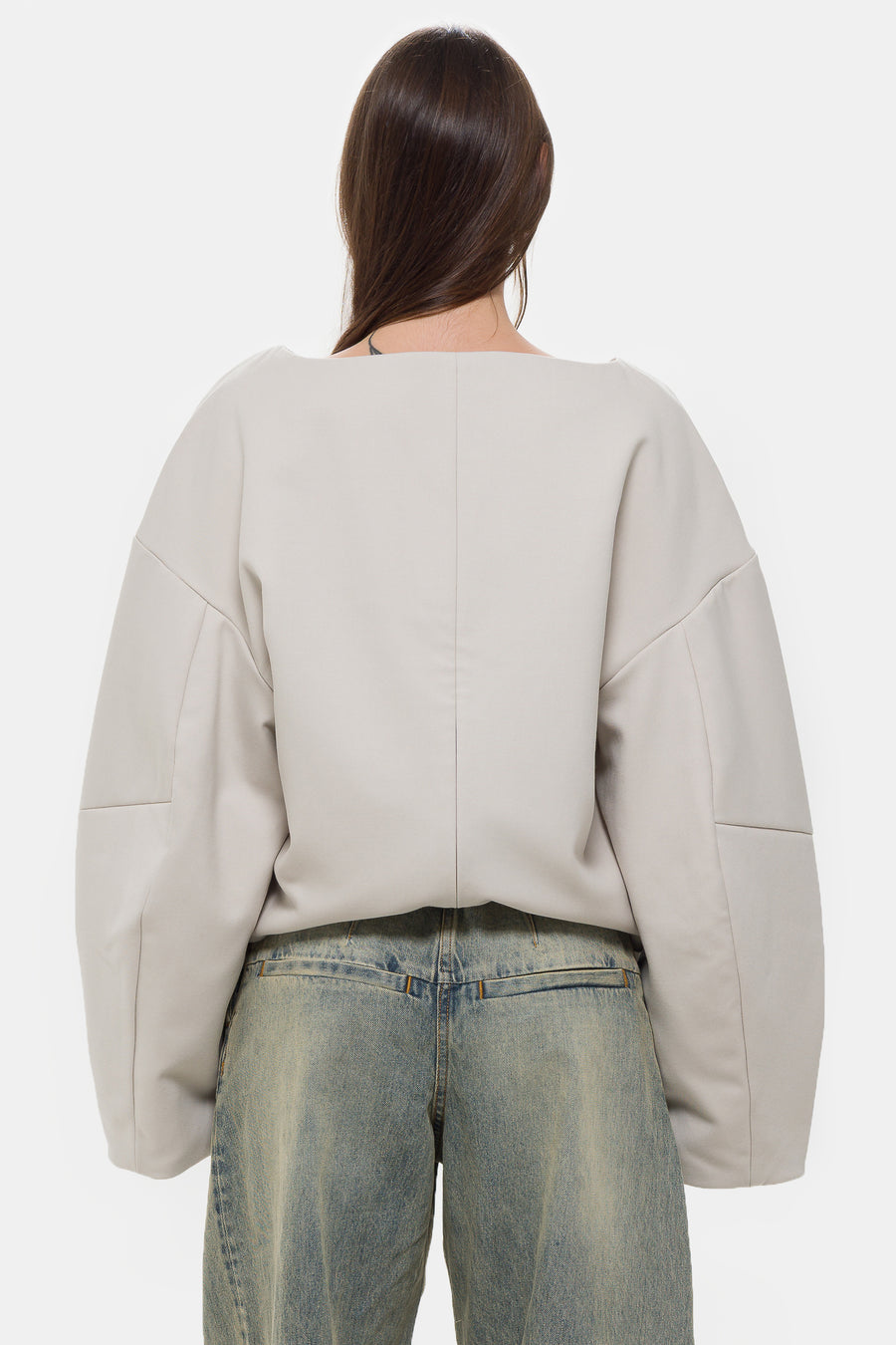 Entire Studios Boat Neck Jumper in Off White - Notre