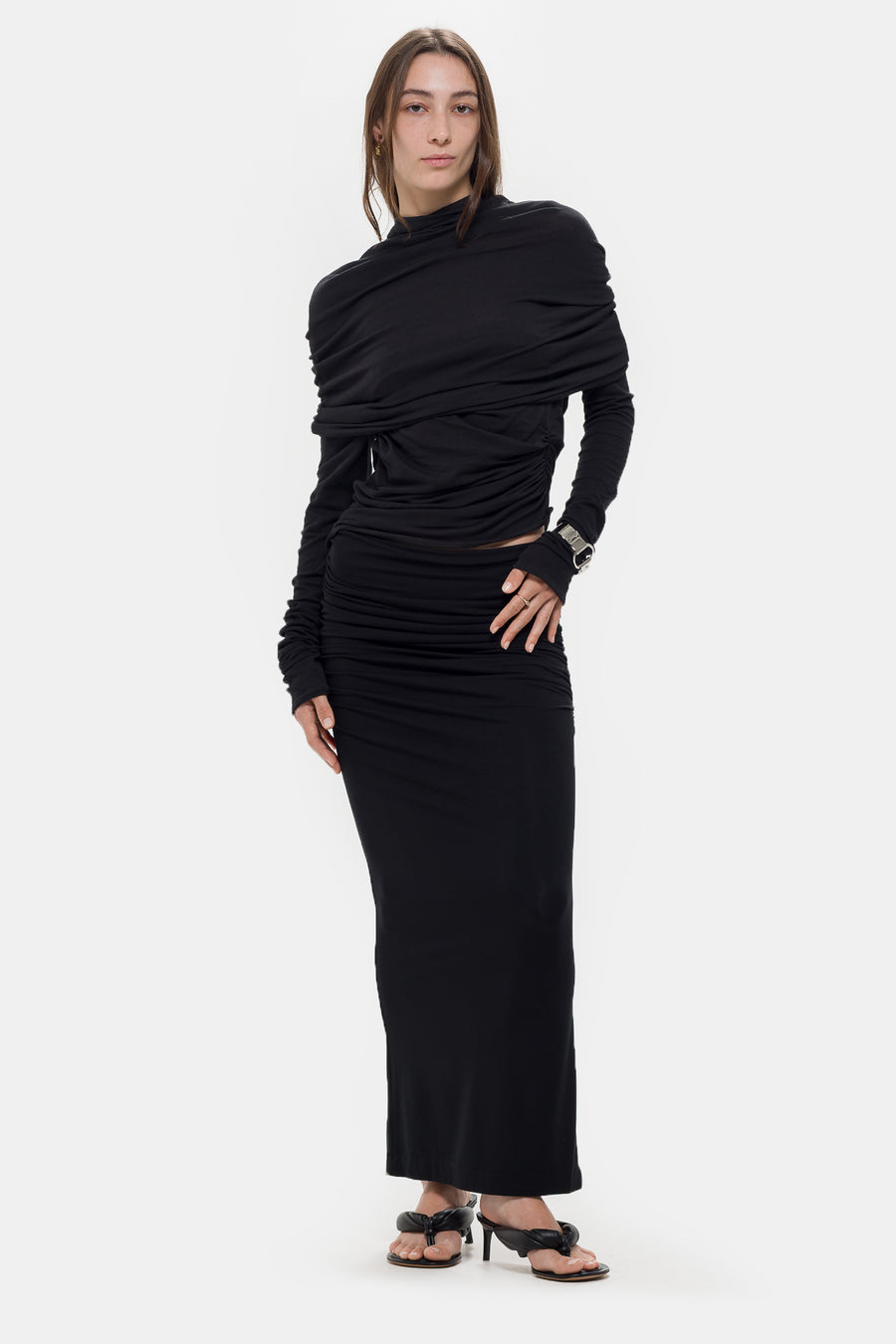 Entire Studios Bound Top in Black - Notre