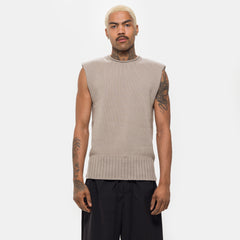 ★MAINBOOTH★Original Logo Patch Knit Vest(LIGHT GRAY)★人気 ☆MAINBOOTH☆Original Logo Patch Knit Vest(NAVY)☆正規品