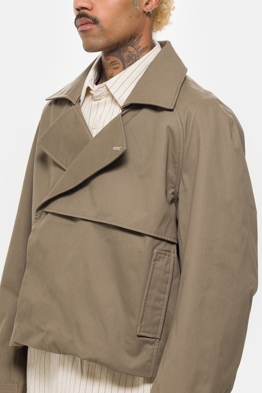 トップス TEE DOCKING LAYERED HS JACKET トップス TEE DOCKING LAYERED HS JACKET Clique Ice Pique