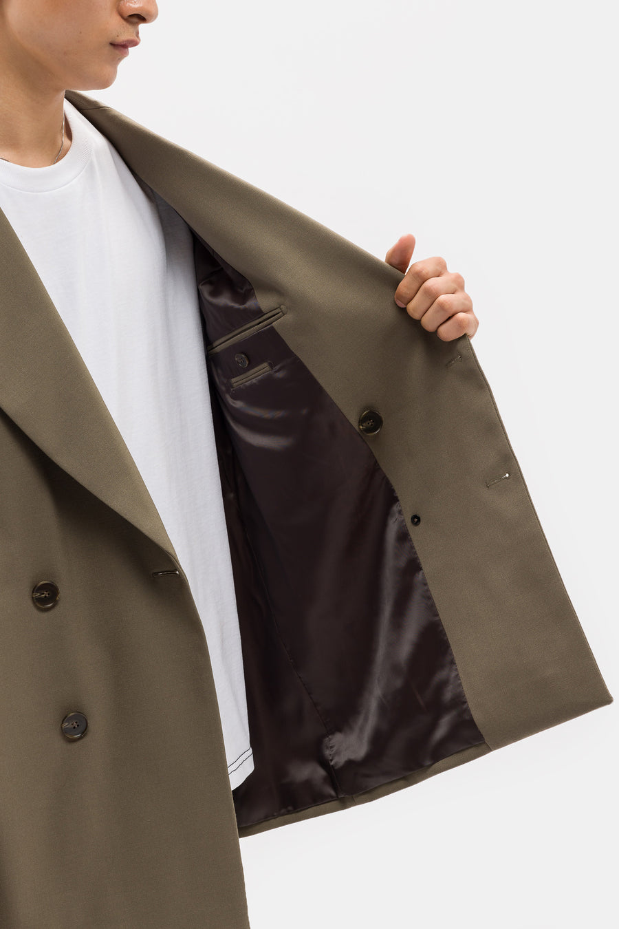 Entire Studios Double Breasted Blazer in Brown Entire Studios Double Breasted Blazer in Brown