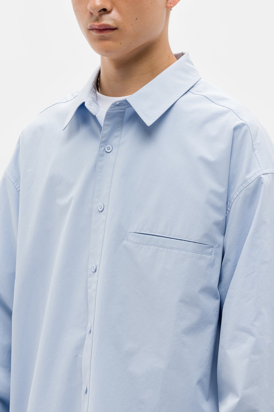 Entire Studios Giant Shirt in Blue - Notre